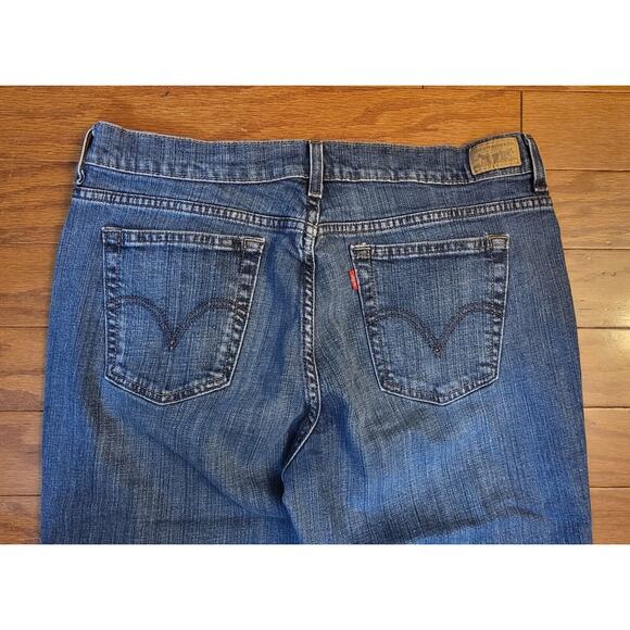 Vintage LEVI STRAUSS 505 Women Size 14 W32 Classic Straight Jeans Mid Rise - Picture 4 of 16